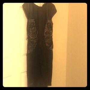 Leather dress